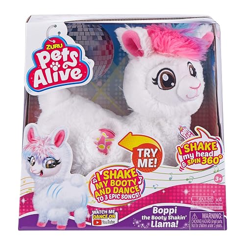 Dancing Llama Shaking Llama Toy Pets Alive Boppi The Booty Shakin
