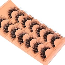 False Eyelashes Crossed Cluster Lashes Volume