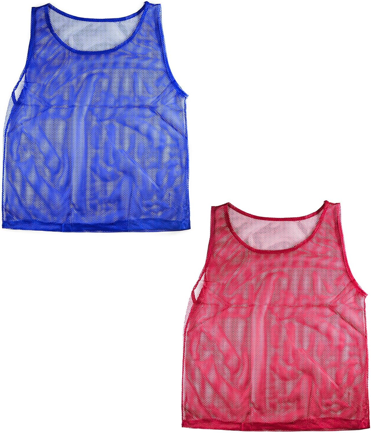 Super Z Outlet Nylon Mesh Scrimmage Team Practice Vests Pinnies Jerseys for Children Youth Sports Basketball, Soccer, Football(12 Jerseys) : Clothing