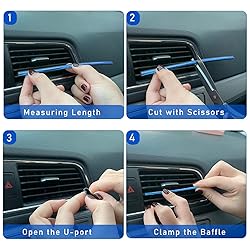 Kewucn 20 PCS Car Air Conditioner Vent Decorative