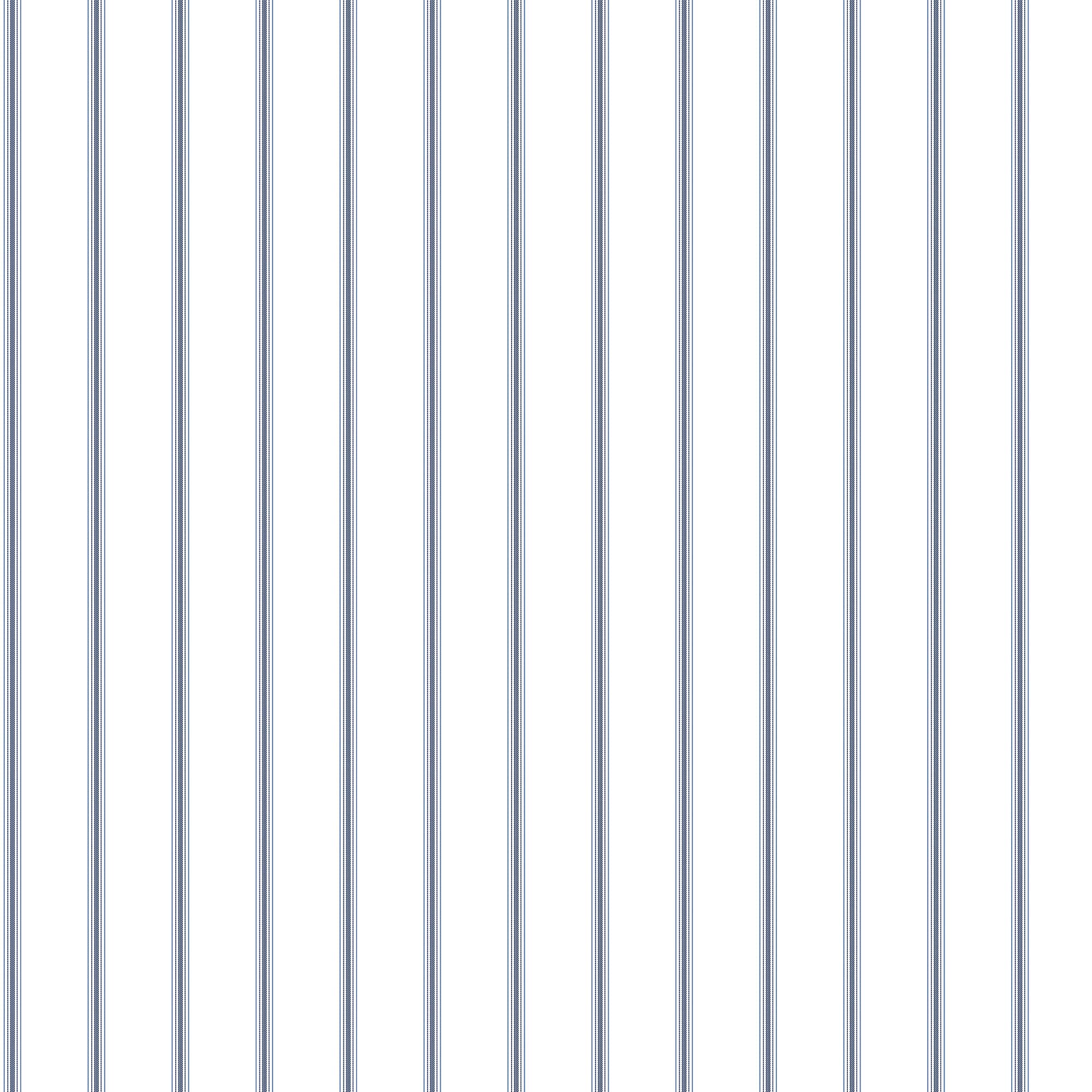 Galerie G67565 Smart Stripes 2, Slim Stripes Design Wallpaper, Navy/Cream, 10m x 53cm