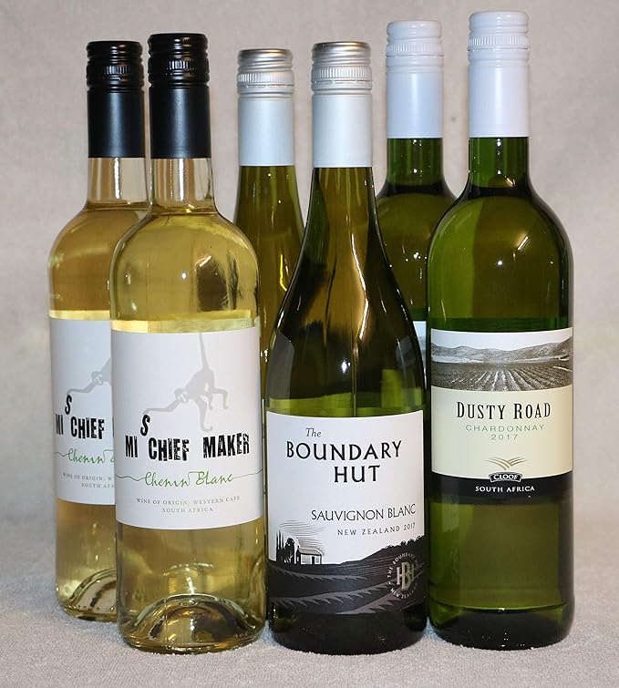 White wine mixed case 6 Bottles Easy drinking wines of great quality
