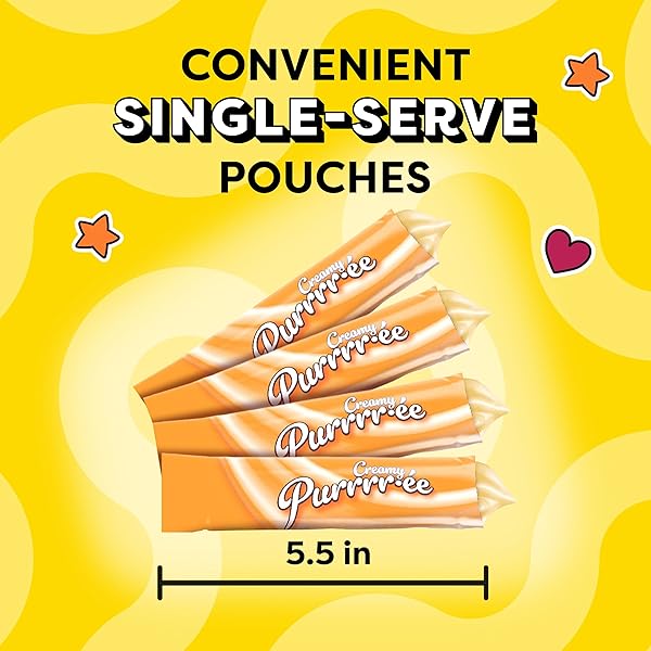 TEMPTATIONS CREAMY PUREE WITH CHEESE LICKABLE, SQUEEZABLE CAT TREATS, 0.42 OZ POUCHES, 16 COUNT