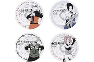 ABYSTYLE Naruto Shippuden Naruto Sasuke Kakashi Sakura Character Set of 4 Plates Home & Kitchen Decor Merch Gift