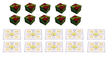 Virgo Toys I Qube Puzzle & Brain Lock (Combo) - Pack of 10