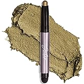 Julep Eyeshadow 101 Cream-to-Powder Waterproof Shadow Stick – Khaki Green Shimmer – Long-Lasting, Crease-Proof, Taupe Green Shimmer Cream Eyeshadow with Built-in Smudger