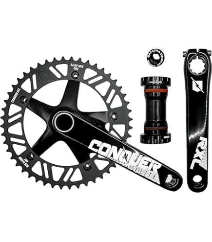 vision track crank 165mm フルセット Amazon.com : VISION Track Crankset 165mm Single Speed 49t
