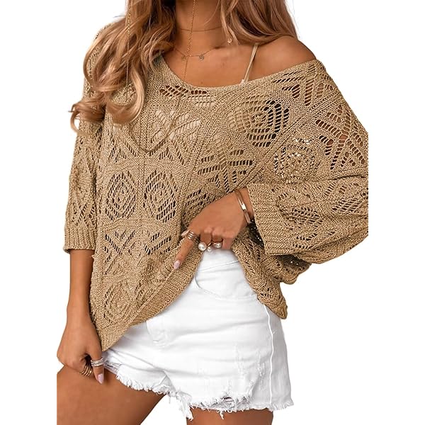 Hotojiny Sweaters For Women Fall Winter Long Sleeve Cable Knit Sweaters Crew Neck Casual Loose Pullover Tops
