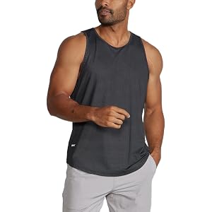 BYLT Basics Men's Active Drop-Cut Tank Top