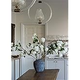 Afloral Faux Snowball Hydrangea in Crisp White - 43.5"