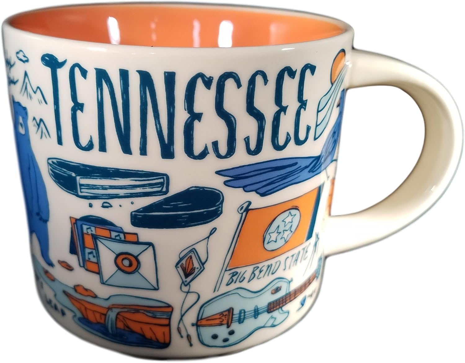 Starbucks Tennessee Coffee Mug Been There Series Across the Globe
