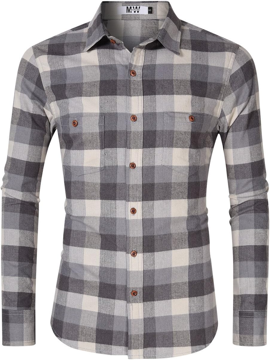 KUULEE Mens Dress Shirt Button Down Shirts Casual Slim Fit Bamboo Fiber Elastic Office Wedding Working Shirt Dark Purple