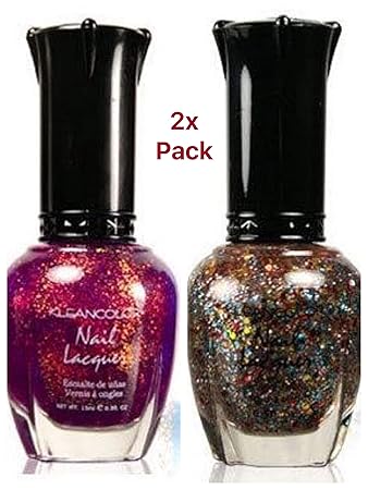 Amazon Com Luckybebe 2x Pack 3d Holographic Clear Glitter Nail