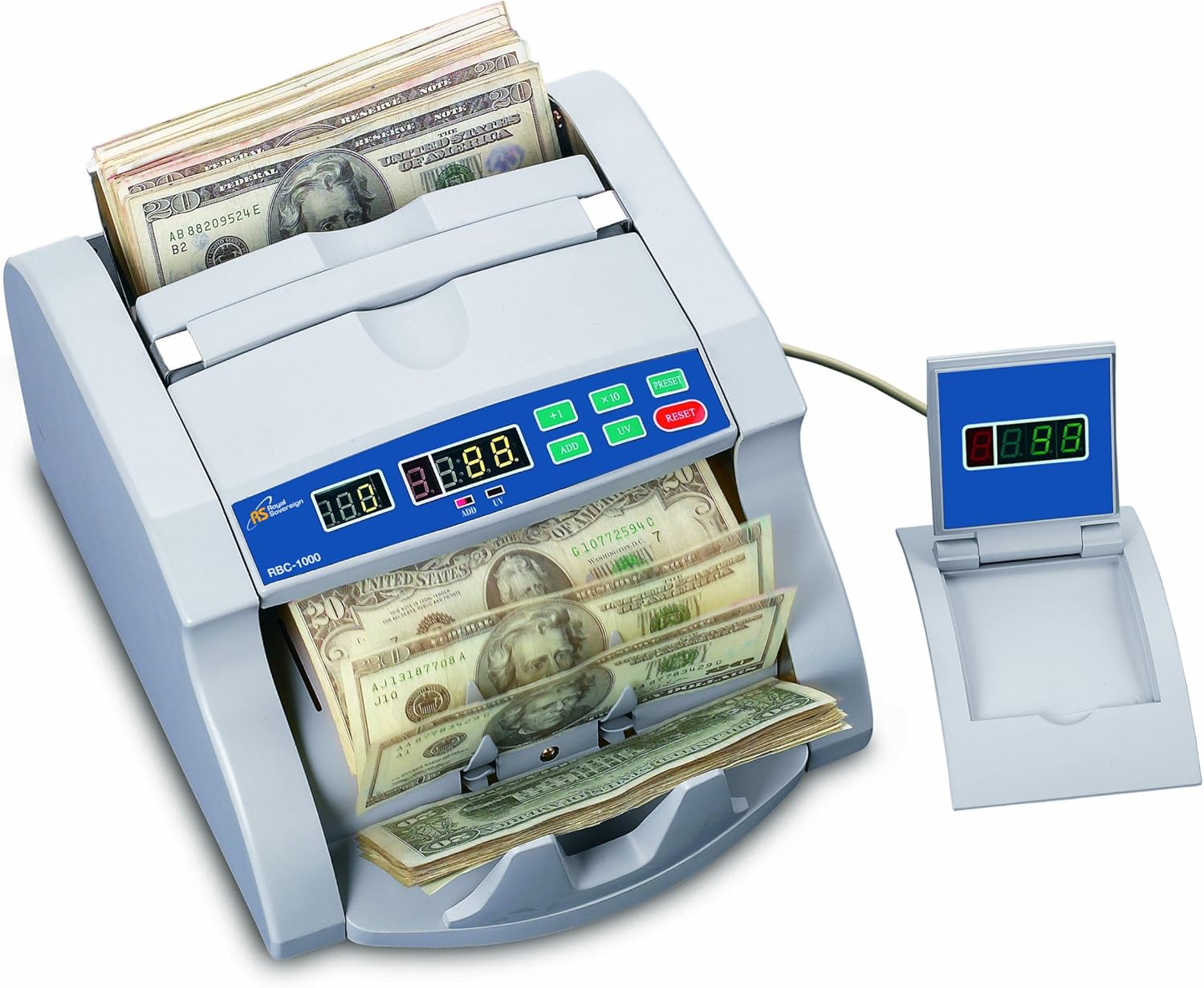 Royal Sovereign Cash Counter with UV Counterfeit Detection (RBC1000