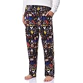 DC Comics Justice League Men's Superhero Superman Wonder Woman Batman Paneled Sleep Pajama Pants