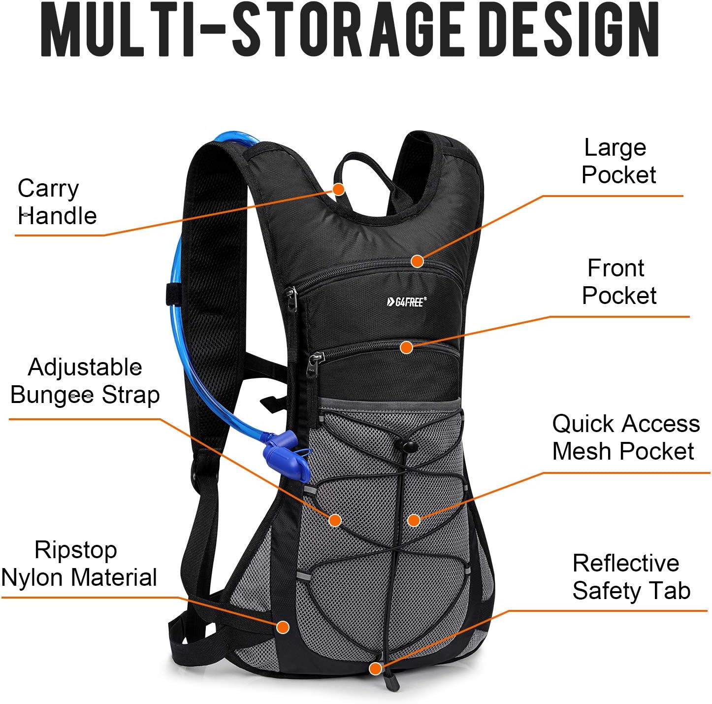 jogging water backpack