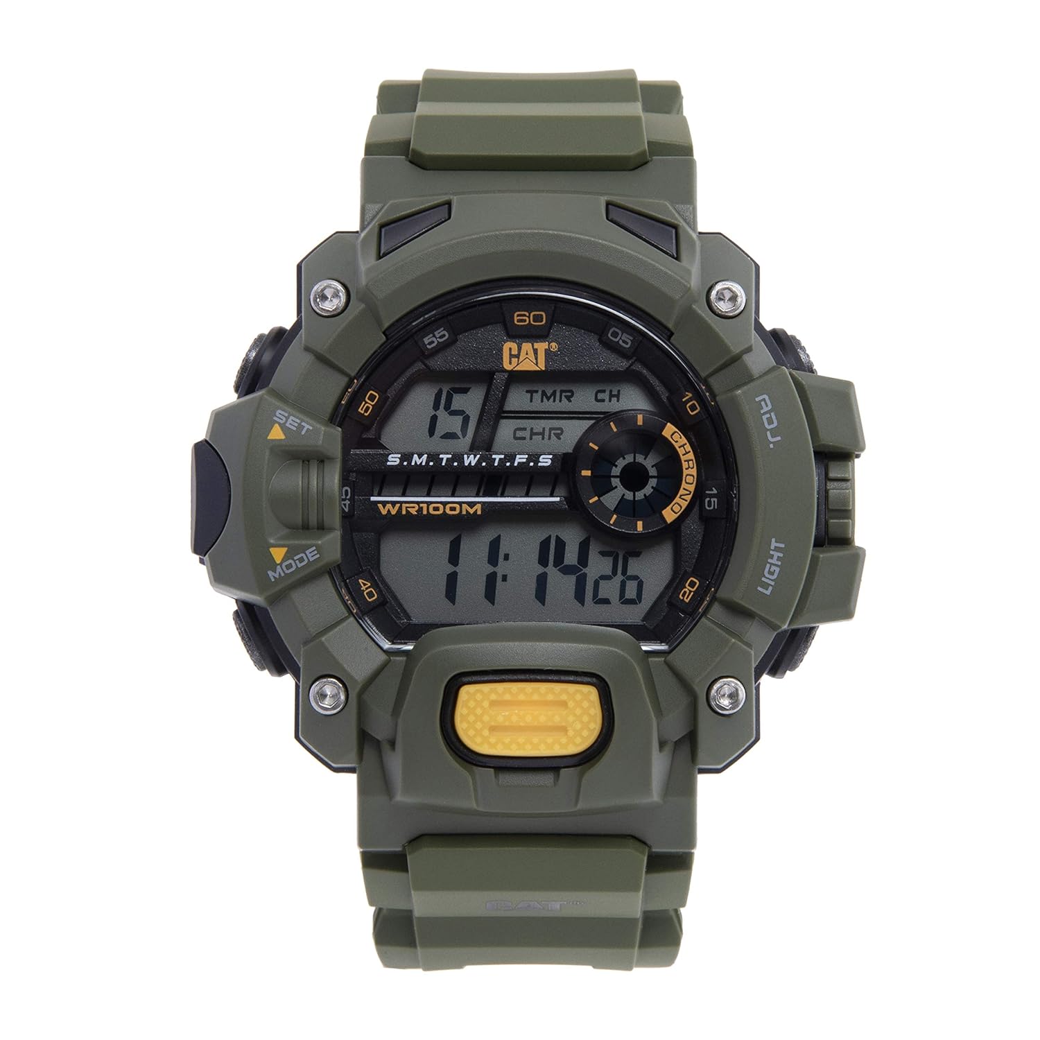 Buy Caterpillar CAT Digital Chronograph Black Round Dial Men's Watch