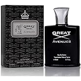 NovoGlow Great Avenues for Men - 100ml Eau De Parfum Spray for Men - Long Lasting Woody Fruity & Smoky Fragrance Smell Fresh All Day Long (B)