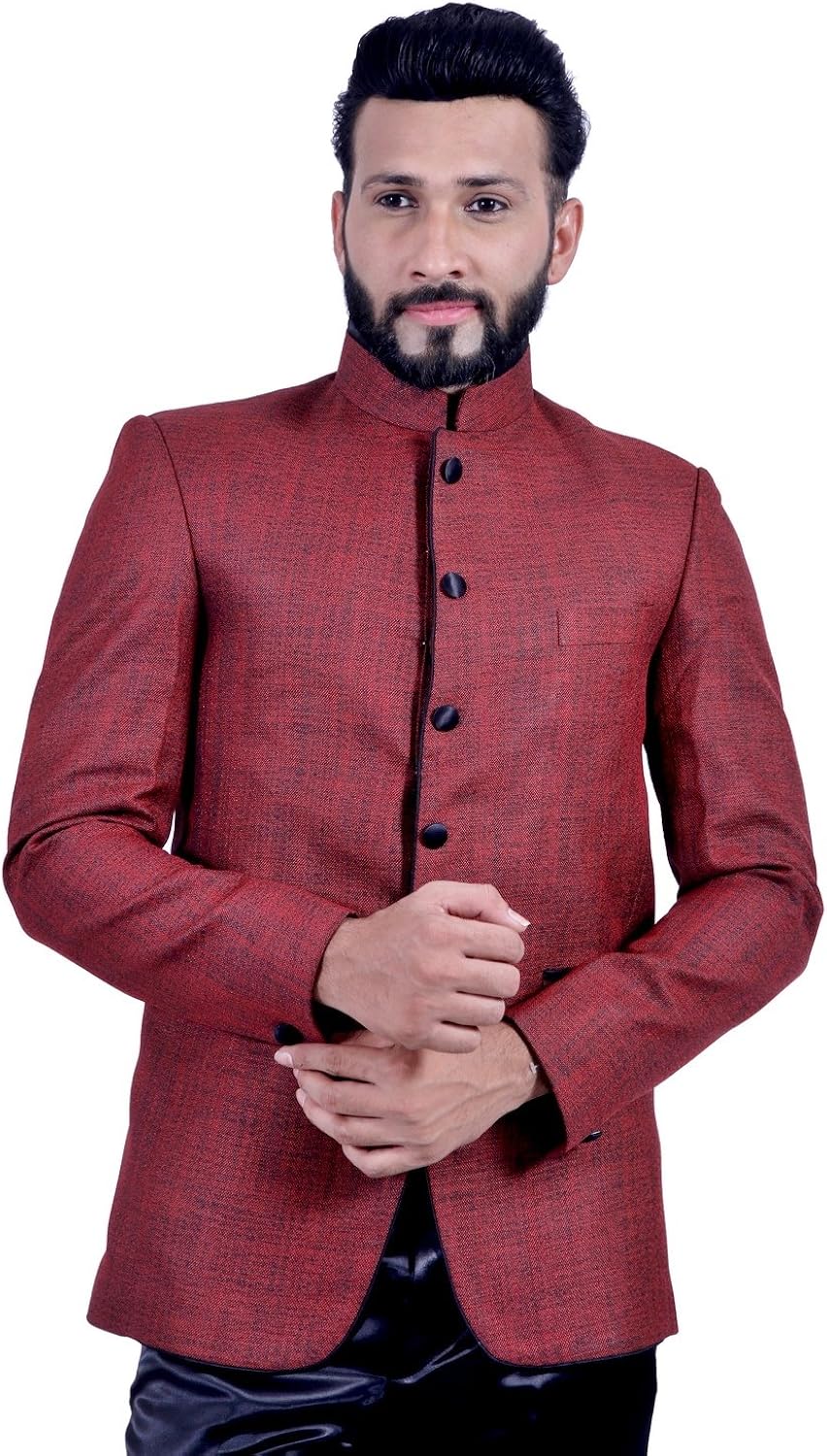 brick red blazer
