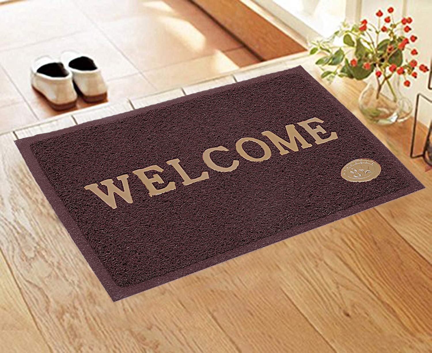 Buy MENZMARC Dust PVC Plastic Anti Slip Door Mat for Home