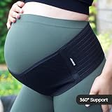 BABYGO 2 in 1 Pregnancy Belly Band Support Pelvic Maternity Belt Black view 7