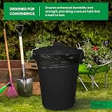 Neat 90L Garden Bin Black Outdoor Dustbin with Lid Clip Lock UK Made view 6