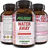 Natural Diuretic Water Away Pills Vitamin B6 Potassium & Dandelion Root Extract Water Retention Anti-Bloating and…