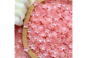 120Pcs 10mm Electroplate Transparent Glass Flower Beads AB Color Plating Floret Beads Caps Spacer for Clothing Decoration DIY