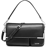 Calvin Klein womens Mica Organizational Flap Demi Shoulder Bag & Crossbody