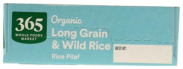 365 BY WHOLE FOODS MARKET, ORGANIC LONG GRAIN & WILD RICE PILAF, 6 OUNCE