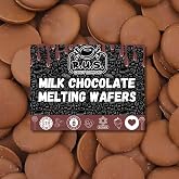 Milk Chocolate Melting Wafers 1 lb Bulk for Dipping Strawberries Candy Making Molding Coating Baking Fondue Chocolate Fountain Cake Pops melting chocolate by RUS Candy Company
