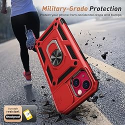Goton for iPhone 14 Plus Case with Screen Protector