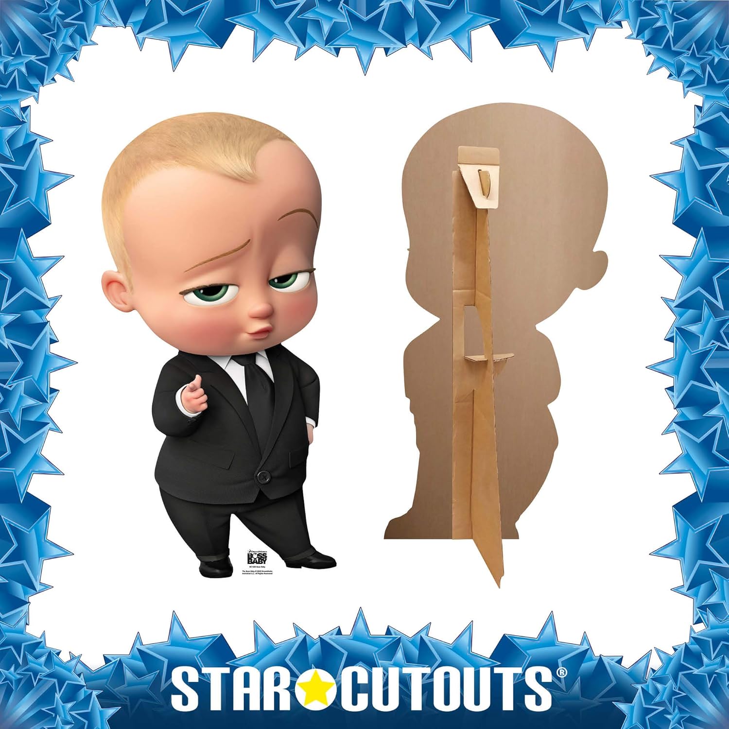 Star Cutouts SC1635 Boss Baby Large Cardboard Cutout - Fun Kids’ Party Decoration, Family Events & Film Fan Displays - Image 4