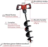 Einhell 18V Cordless Post Hole Digger Auger 150mm Brushless Soil Drill GP-EA view 3