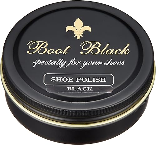 boot polish black