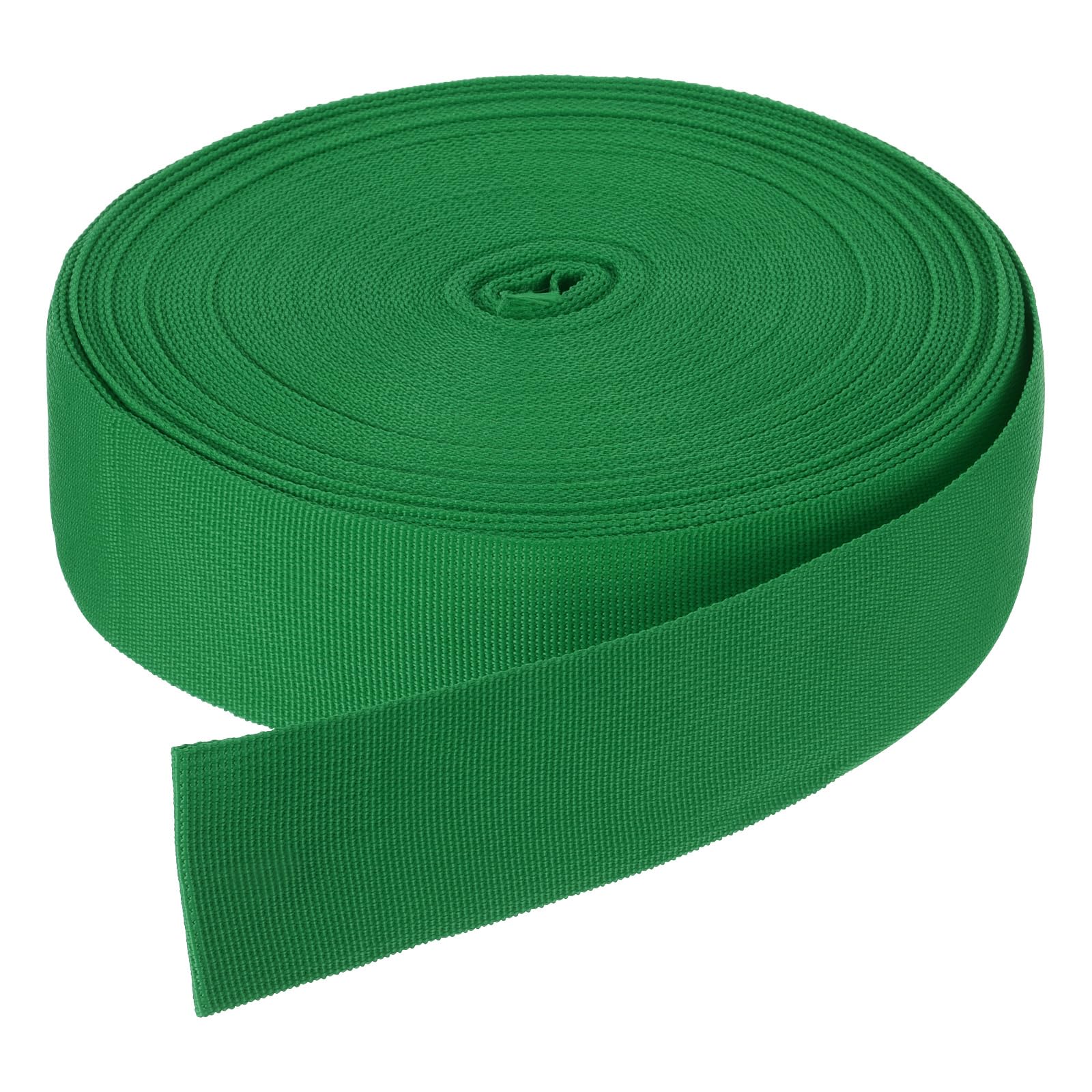 DMiotech 25 Yard x 2 Inch Width Nylon Webbing Strap Poly Flat Webbing Strapping for DIY Craft Backpack Strapping, Sewing, Outdoor Gear Repair, Green