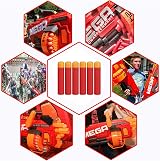 YAAVAAW 30pk Mega Bullets Foam Darts 9.5cm Refill Large Nerf N-strike Elite view 8