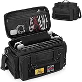 PGmoon Tactical Carrying Case Compatible with PS5 Console, Travel Console Carry Bag with Various Pockets for 15.6’’ Laptop, Controllers, Discs and More(Patent Design)