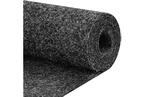 HBU 40"x78" Dark Gray Carpet Replacement Car Carpet Durable Speaker Box Carpet Marine Carpet Cover for Boat Carpet,Trun Carpet,Auto,RV,SUV (Dark Gray)