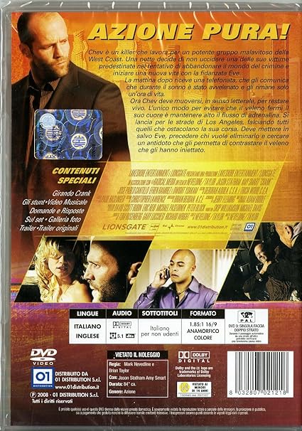 Amazoncom Crank Italian Edition Jason Statham Dwight