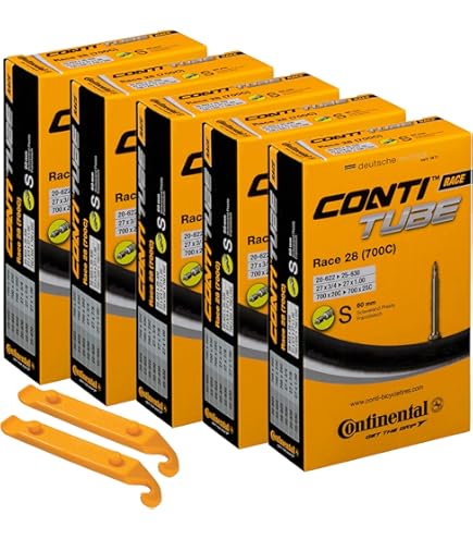 CONTI  TUBE  Tour28(700C)Slim 40㎜　9個＋おまけ Amazon.com : Continental Tube FV Tour 28 Slim 28/622-37/630