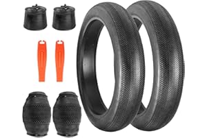 BALINGE E Bike 20/26x4.0 Fat tire 20 x 4 Fat tire 20x4 Bike tire 1 Pack Heavy Duty High-Performance Wear-Resistant E-Bike Mountain Snow Bike Tire ，Fat Bike Tires，Brown Wall/White Wall/Black