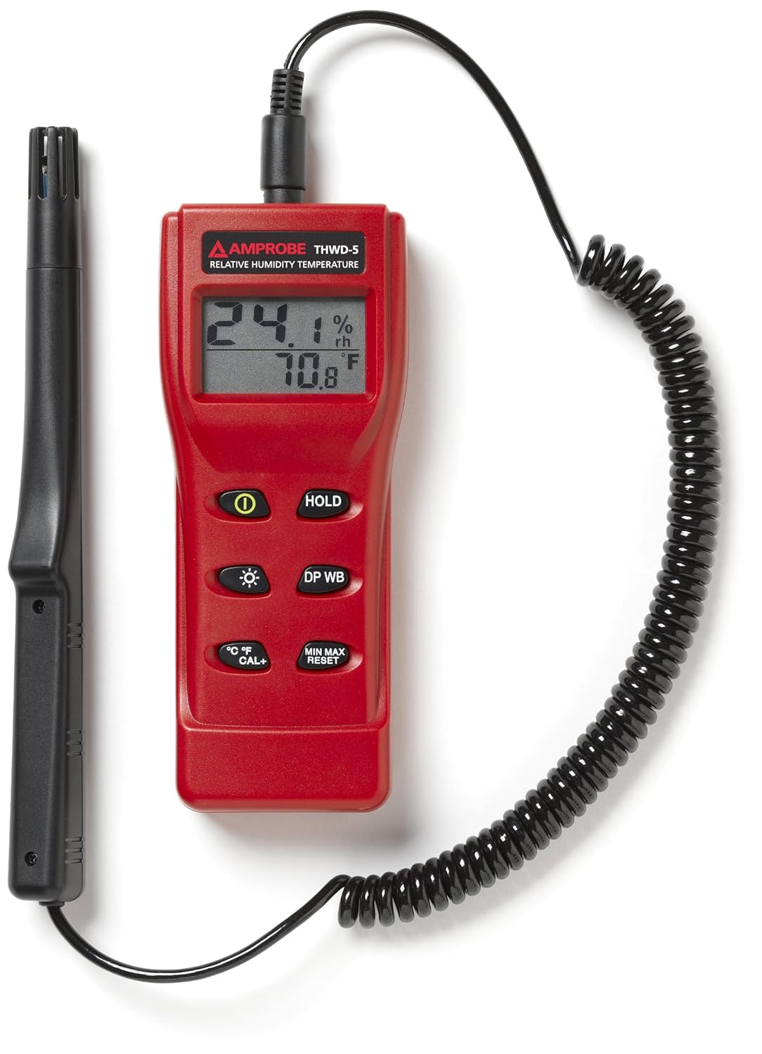 Amprobe THWD5 Relative Humidity and Temperature Meter with Wet Bulb