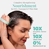 Kallos KJMN Keratin Shampoo Regenerating 1000ml Dry Damaged Hair Keratin Protein view 5