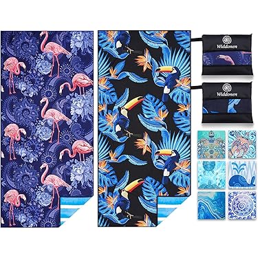 Serviette De Plage Microfibre XXL 75x150cm - Séchage Rapide, Anti-Sable - Pour Piscine, Camping, Yoga