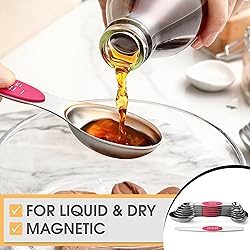 Spring Chef Magnetic Measuring Spoons Set, Dual