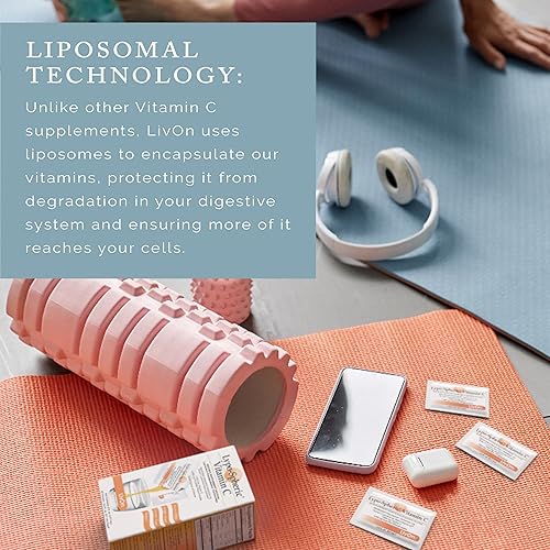 LivOn Laboratories LypoSpheric Vitamin C 3 Cartons (90 Packets) 1,000 mg Vitamin C & 1,000 mg Essential Phospholipids Per Packet Liposome Encapsulated for Improved Absorption 100% NonGMO in Saudi Arabia | Whizz Vitamin C LivOn Laboratories LypoSpheric Vitamin C 3 Cartons (90 Packets) 1,000 mg Vitamin C & 1,000 mg Essential Phospholipids Per Packet Liposome Encapsulated for Improved Absorption 100% NonGMO in Saudi Arabia | Whizz Vitamin C