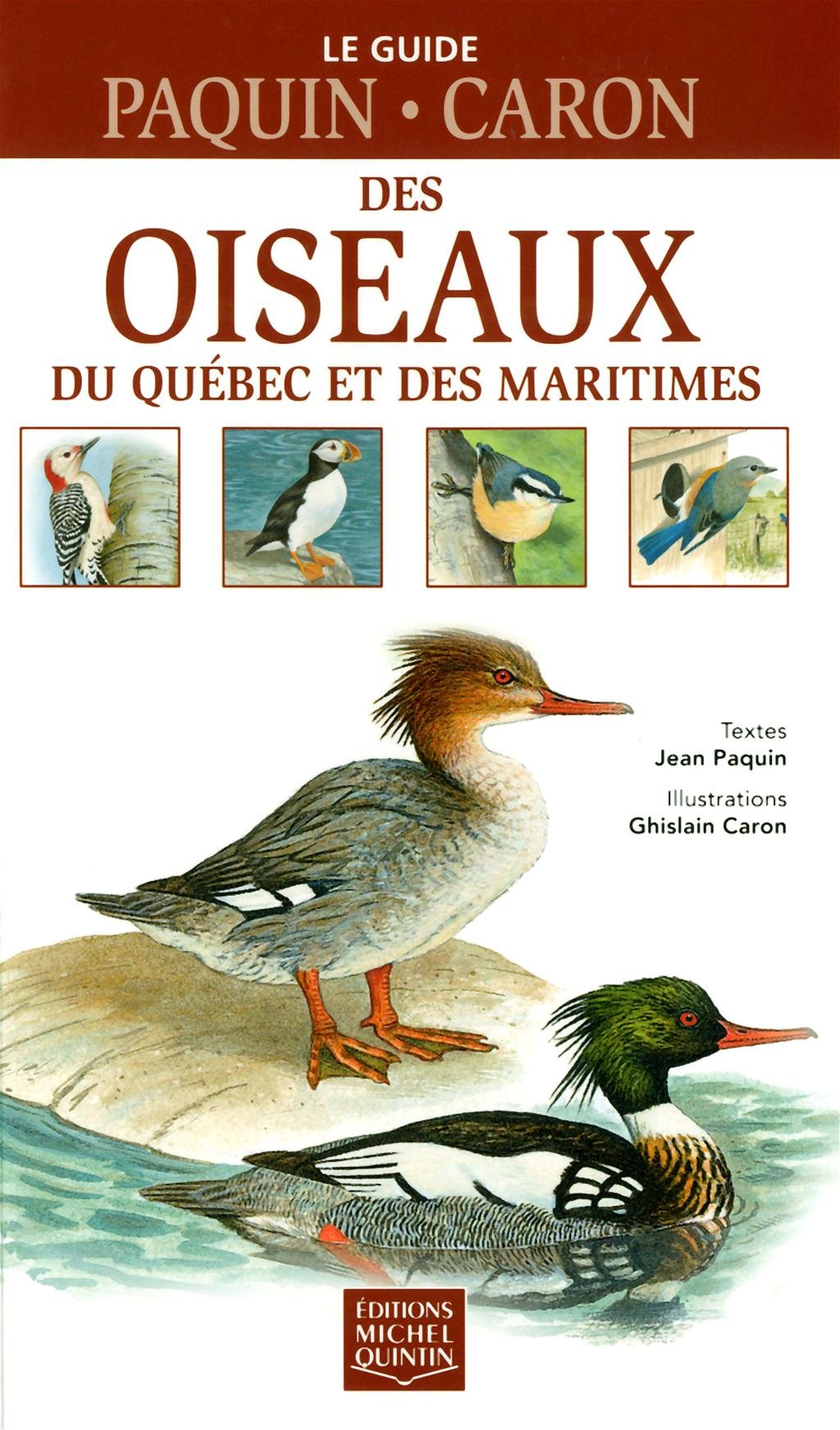 Guide Paquin Caron Des Oiseaux Du Québec Et Des Maritimes
