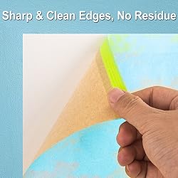 Pre-Taped Masking Paper for Painting - 12 inch x 50