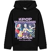 KPop Demon Hunters Hoodie for Girls Teens, Officially Licensed Warm Sweatshirt Pullover Cozy Hoodies Gifts for Girls